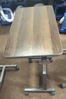 Medline Overbed Mobile Table - Walnut Used. Price: $45.00.