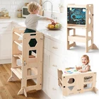 4-IN-1 Toddler Kitchen Step Stool, Foldable Learning Standing Tower New. Price: $105.47.