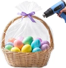 Morepack Shrink Wrap Bags For Gift Baskets, 24X30 Inches Clear Pvc Heat New. Price: $12.94.