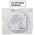 Medline Soft Touch Adult Nasal Cannula, 7' Crush Resistant Tubing & Connector X3 New. Price: $9.99.