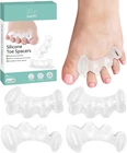 2 Pairs Toe Spacers Gel Silicone Separators For Women Correct Bunion New. Price: $14.67.