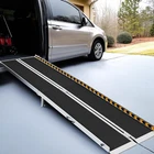 Wheelchair Ramp 10 Feet Anti Slip Aluminum Folding Handicap Gardhom New. Price: $700.99.