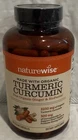 Naturewise Turmeric 2250MG Curcuminoids & Bioperine Black Pepper 180CT New. Price: $14.00.