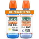Mouthwash Therabreath Am Pm Bundle Morning Overnight Rinses 16 Fl Oz 2-PACK New. Price: $28.99.