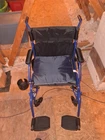 Drive Aluminum Transport Wheelchair Foldable Lightweight Blue ATC17-BL Used. Price: $149.99.