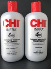Chi Infra Moisture Therapy Shampoo & Treatment Thermal Protective 12 Oz Set New. Price: $23.79.