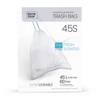 Home Zone Living 12 Gallon Kitchen Trash Bags 60 Count (pack Of 1), Code 45S New. Price: $28.41.