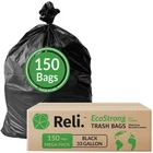 Reli. Ecostrong 33 Gallon Trash Bags 150 Count Bulk Black Eco-friendly ... New. Price: $53.04.