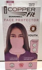 New Copper Fit Face Mask Protector Youths Age 8+ Pink UPF30 Lightweight Washable. Price: $5.00.