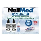 Neilmed Sinus Rinse Kit 250 Packets Nasal Wash System Allergy Relief New. Price: $28.89.