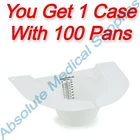 *100-PACK* Medline Specimen Collector Deluxe Pan For Urine & Stool DYND36605 New. Price: $84.99.