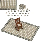 Dollhouse Miniature Flooring 1:12 Scale Small Square Tiles New. Price: $28.80.
