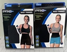 Lot Of 2 Pro Strength Adjustable System Waist Trimmer Core Toning Trainer New. Price: $9.99.