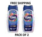 Tums Ultra Strength 1000 Assorted Berries Antacid Tablets, 72 Ct Each Pack Of New. Price: $10.39.