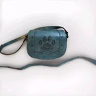 Greater Good Animal Rescue Pawprint Crossbody Saddle Bag Teal Turquoise Pre-owned. Price: $35.00.
