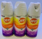 3PK Off! Family Care Insect Repellent Viii Picaridin Spray Deet-free 5 Oz New. Price: $21.99.