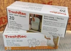 Boxes Trashrac 5 Gal. Bags Handle Tie 20 Pk Extra Strong New. Price: $9.99.