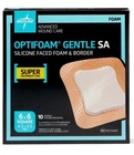 (10) Medline 6"X6" Optifoam Gentle Sa Dressings IMSCEX66EP Silicone New. Price: $89.24.