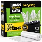 Heavy Duty Clear Recycling Bags Tall & Strong For Home Kitchen - (30... New. Price: $20.76.