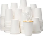 Yeehaw 12 Oz 300 Pack Disposable Paper Coffee Cups, Bulk White Hot To Go New. Price: $24.99.
