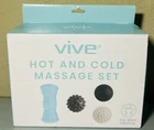 Vive Massage Ball Set (4 Piece) - Foot Pain Hot & Cold Therapy Kit Roller New. Price: $26.99.