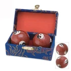 Japanbargain, Of 2 Chinese Baoding Balls Hand Exercise 3 Piece Set, Red New. Price: $21.87.