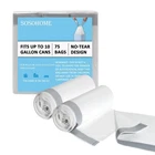 10 Gallon Trash Bags Drawstring, Mil Thick White Garbage For Office Kit... New. Price: $27.11.