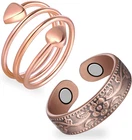 Feraco 2PCS Copper Rings For WOMEN,99.99% Pure Magnetic Thumb With New. Price: $15.36.