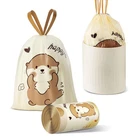 Vok 4 Gallon Trash With Otters Printed, Drawstring Small Garbage Bags, T... New. Price: $22.66.