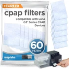 Resplabs Cpap Filters Compatible With React Health 60 Count (pack Of 1) New. Price: $18.99.