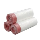 Pekky 13 Gallon Kitchen Drawstring Trash Bags, Heavy Duty, Clear, 105 Counts New. Price: $36.82.