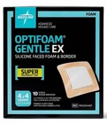 Medline Optifoam Gentle Bordered Dressing 4", Box Of 10 - MSCEX44EP New. Price: $27.99.