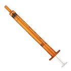 Bd Oral Medication Syringe, Ml, Amber, Tip Cap, No Safety, Disposable, 100 Ct New. Price: $33.75.