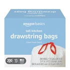 Amazon Basics Scented Trash Bags, Tall Kitchen 200 Count (pack Of 1), White New. Price: $40.81.