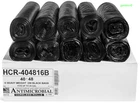 45 Gallon High Density Trash Bags, 250 Count, 16 Micron, 40X48 Black, Multi-use New. Price: $52.99.