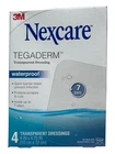 Nexcare Tegaderm Waterproof Transparent Dressings 4" 4.75" - Count New. Price: $15.79.