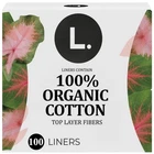 L. Ultra Thin Liners For Women, Regular Coverage, Organic Cotton Top New. Price: $15.69.
