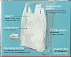 45 Hippo Sak Tall Kitchen Bags Liners 13 Gallon White Super Strong Handle Usa New. Price: $54.49.
