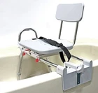 Sliding Shower Chair Tub-mount Bath Transfer Bench With Swivel Seat 77762 New. Price: $321.00.