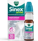 Vicks Sinex Severe, Nasal Spray, Moisturizing Ultra Fine Mist With Soothing New. Price: $14.49.