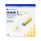 Unistik Safety Lancet 23 Gauge 1.8 Mm Depth Box(s) 200 /box New. Price: $38.36.