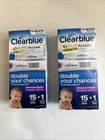 (2 Pack) Clearblue 15 Ovulation Test + Pregnancy Ea. Exp: 01-2027 New. Price: $23.89.