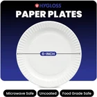 1000-COUNT 6-INCH White Paper Plates New. Price: $88.55.