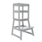 Sdadi Kids Kitchen Step Stool Holds Up 150 Pounds With Safety Rail, Gray New. Price: $72.99.