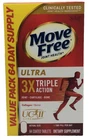 Move Free Ultra Triple Action Joint Support Supplement 64 Tablets - 09/2028 New. Price: $17.95.