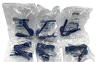 Lot Of 6 Pc Baxter Short Nose Clamp For Outlet Port Plastic Container 5C4527 New. Price: $34.99.
