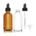 Bumobum 2 Oz Clear And Amber Bottle, Pack Glass Dropper Bottles For Essenti... New. Price: $11.47.