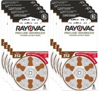Rayovac Proline Advanced Hearing Aid Batteries Size 312 (60 Pack) New. Price: $36.35.