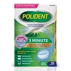 Polident 3 Minute Denture Cleanser Tablets - 90 Count New. Price: $13.49.