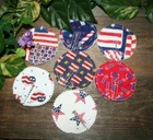 G-tube Mic-key Button Feeding Pads,amt Cover 4TH Of July Set New. Price: $15.75.